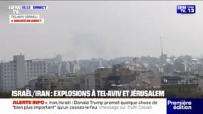 Conflit Israël/Iran: de nouvelles explosions entendues à Jérusalem et Tel-Aviv