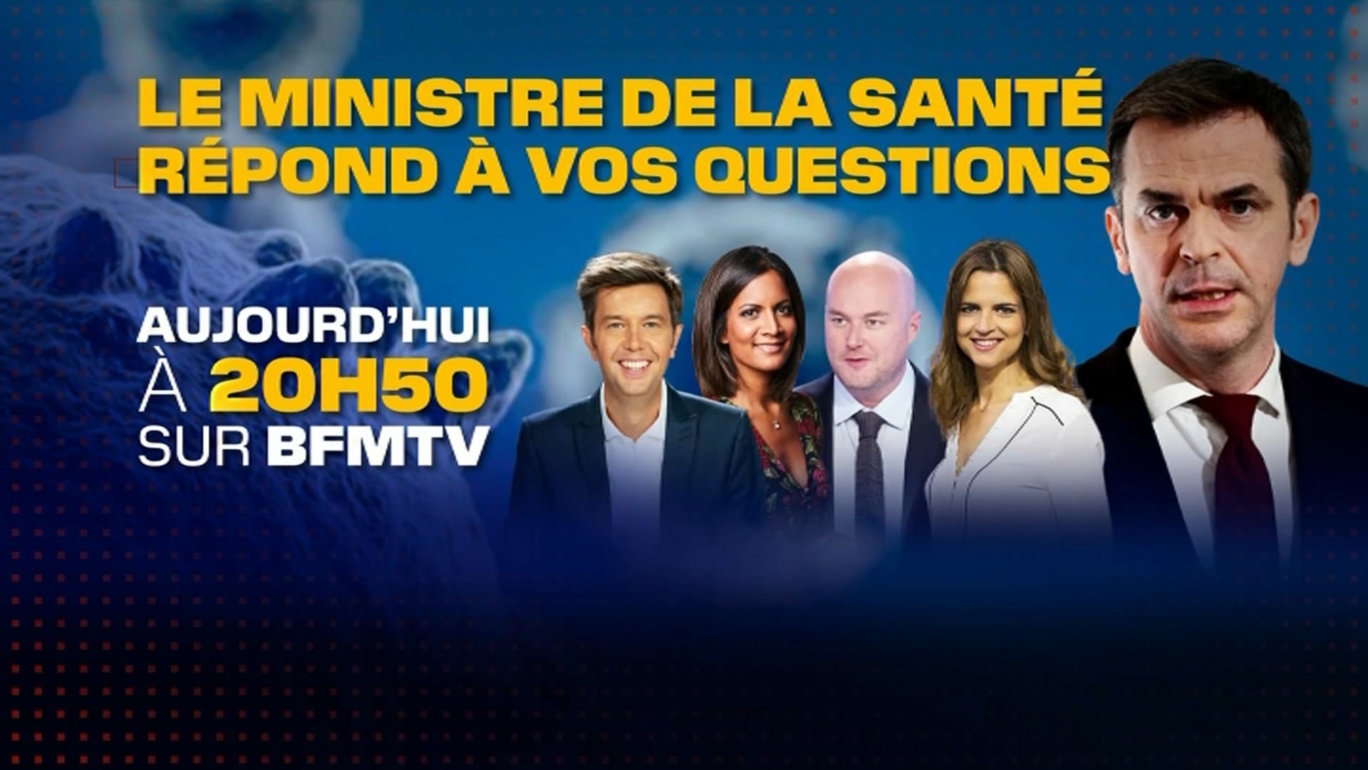 Olivier Véran invité de BFMTV le 17 mai à 20h50. Olivier Véran invité de BFMTV le 17 mai à 20h50.