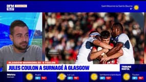 Coupe d'Europe: le bon match de Jules Coulon face à Glasgow