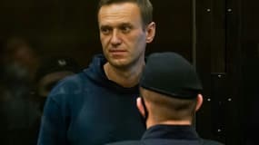 L'opposant russe Alexeï Navalny comparaît devant un tribunal à Moscou, le 2 février 2021 