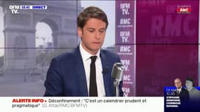 Gabriel Attal: "On peut être optimiste sur la possibilité d'ouvrir largement sur tout le territoire les terrasses à les lieux de culture la mi-mai"