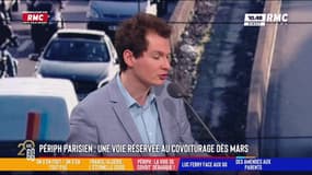 Voie réservée au covoiturage sur le périphérique :  "C'est une politique de classe", critique Jean-Loup Bonnamy