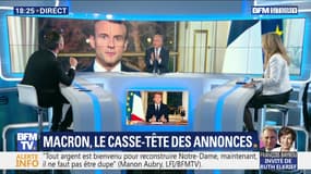Emmanuel Macron: le casse-tête des annonces