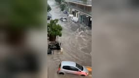La ville de Cannes a été frappé par un violent épisode orageux ce lundi 23 septembre.