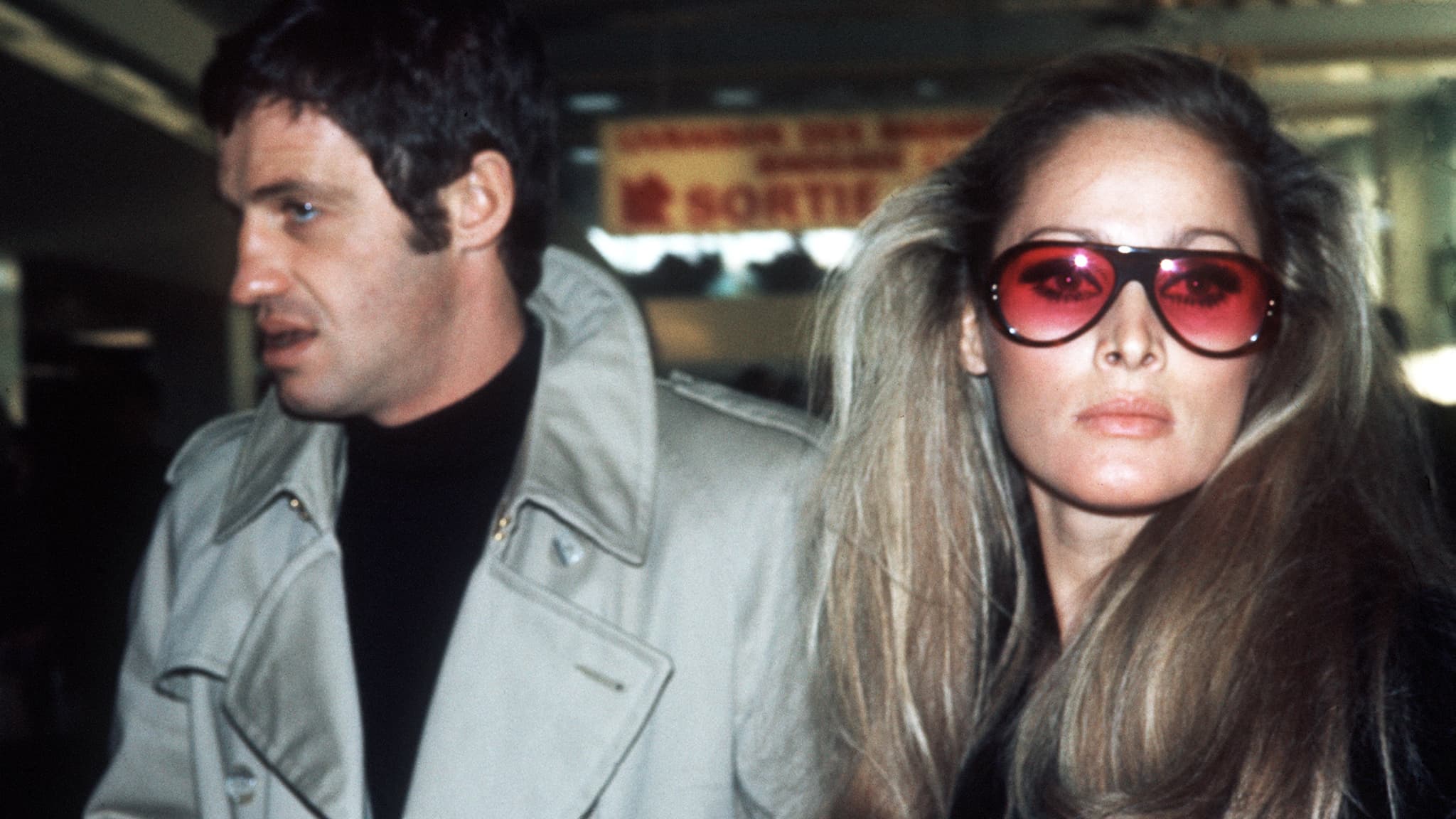 Jean-Paul Belmondo et Ursula Andress en 1968