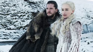 Kit Harrington et Emilia Clarke dans Game of Thrones