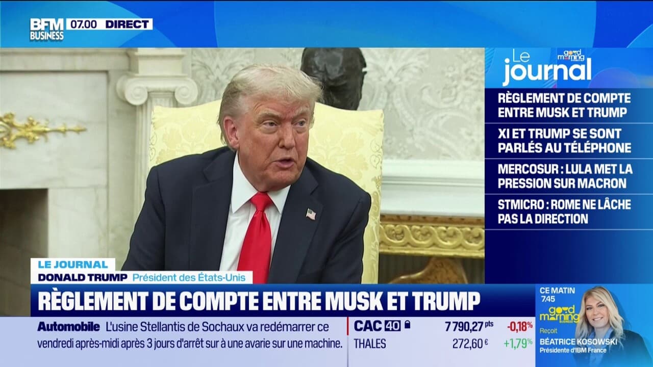 Elon Musk et Donald Trump s'invectivent sur les réseaux sociaux