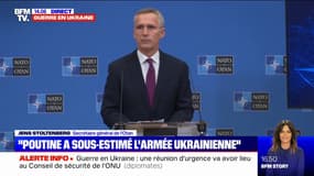 Jens Stoltenberg : "L'Otan n'interviendra pas en Ukraine. Ni sur terre, ni dans les airs."