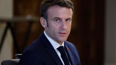 Emmanuel Macron, en Jordanie, le 21 décembre 2022. 