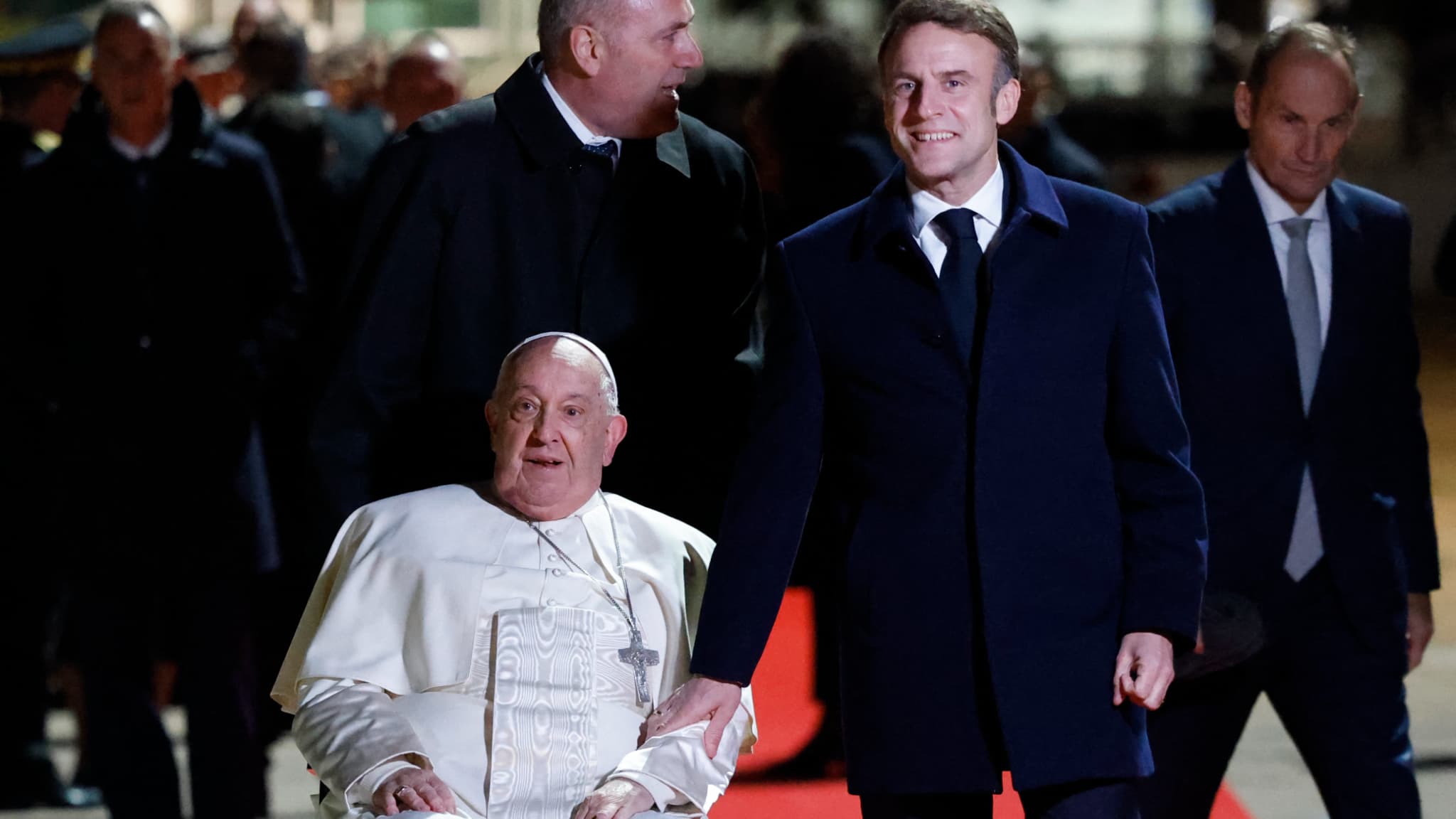 Emmanuel Macron et le Pape en Corse le 15 décembre 2024