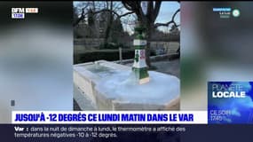 Var: jusqu'à -12 degrés relevés ce lundi matin