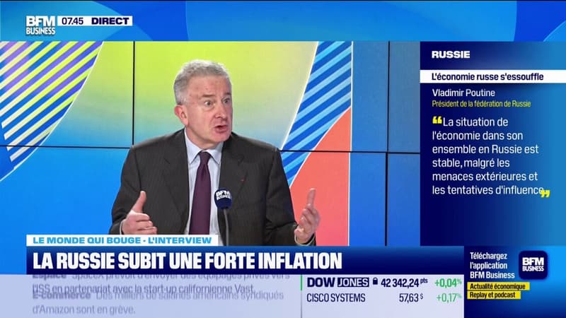 La Russie subit une forte inflation