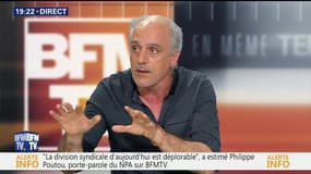 Philippe Poutou: "La division syndicale d'aujourd'hui est déplorable"