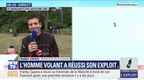 "Vivre les émotions en petit comité et un bon resto." Franky Zapata raconte comment il va célébrer son exploit