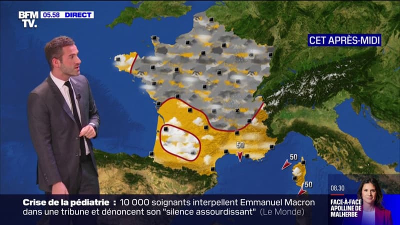 De la grisaille au Nord et du soleil dans le Sud prévus ce mercredi