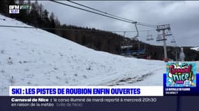 Roubion: les pistes de ski enfin rouvertes