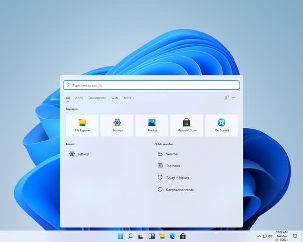 La nouvelle interface de Windows 11 La nouvelle interface de Windows 11