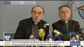 Le cardinal Barbarin décide de démissionner