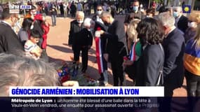 Lyon: des centaines de manifestants ont défilé samedi après-midi pour commémorer le 106e anniversaire du génocide arménien