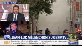 Immeubles effondrés à Marseille: "Les gouvernements successifs se sont désintéressés de l'habitat populaire", Jean-Luc Mélenchon