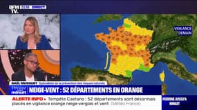 Neige-vent: la vigilance orange élargie à 52 départements pour la journée de jeudi