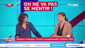 Marlène Schiappa réagit à l'affiche Erasmus+ avec une petite fille voilée