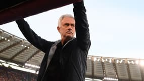 L'entraîneur portugais José Mourinho, à Rome le 24 octobre 2021