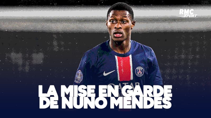 Brest-PSG : "Si on les laisse jouer, ils vont nous faire mal", Nuno Mendes met en garde les Parisiens