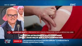 Vaccination des soignants: le coup de gueule de Jérôme Marty, médecin généraliste, sur RMC: "On a perdu trop de temps !"