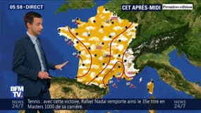 Des orages et de la pluie sont attendus sur toute l'Hexagone aujourd'hui