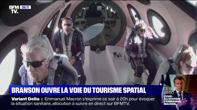 Richard Branson a ouvert ce dimanche la voie du tourisme spatial