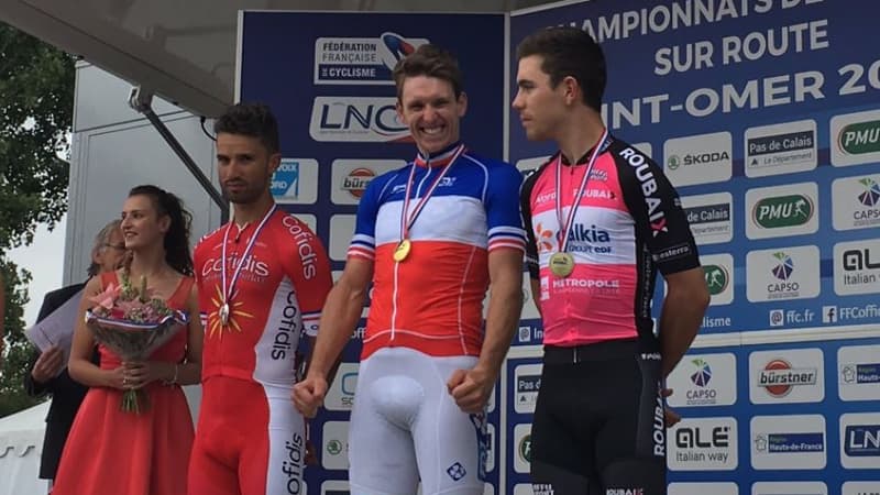 Nacer Bouhanni, Arnaud Démare et Jérémy Leveau