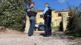 La maison des grands-parents du petit Émile à la Boulladisse au nord de Marseille dans les Bouches-du-Rhône perquisitionnée le mardi 25 mars 2025