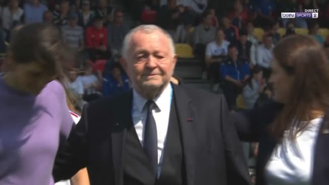 Jean-Michel Aulas lors d'OL-PSG, le 13 mai 2023. Jean-Michel Aulas lors d'OL-PSG, le 13 mai 2023.