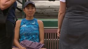 Shuai Zhang lors du tournoi de Budapest, le 18 juillet 2023