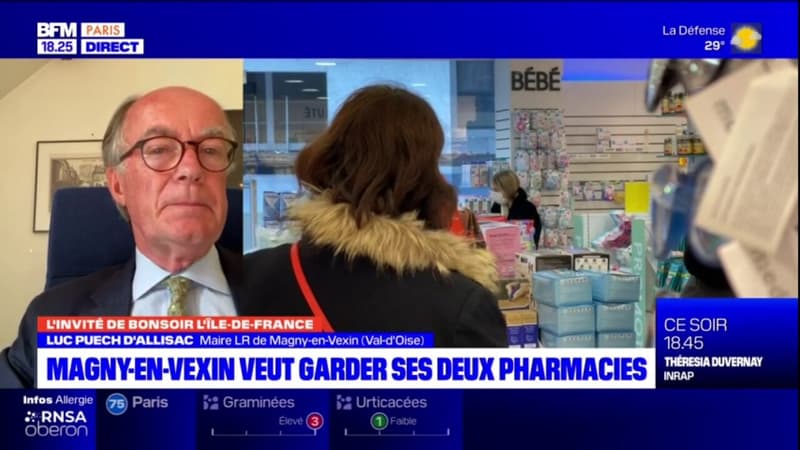 Val-d'Oise: le combat du maire de Magny-en-Vexin pour conserver deux pharmacies