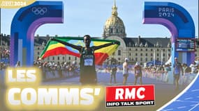  JO 2024 / Marathon : les comms' RMC du sacre de Tola aux Invalides 