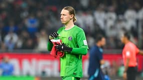 Le gardien de but du PSG Matvey Safonov lors de la Coupe intercontinentale contre Flamengo le 17 décembre 2025 à Doha