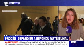 "Vous avez honte de quoi ? Du genou": Gérard Depardieu répond aux journalistes lors d'une suspension de séance de son procès