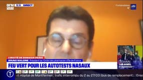 Feu vert aux autotests: Bruno Maleine, phamarcien francilien, estime que c'est "une bonne idée"