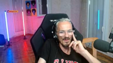 Jean Pormanove durant l'un de ses lives.