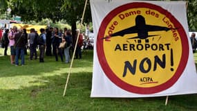 Une manifestation contre l'aéroport de Notre-Dame-des-Landes à Nantes le 18 juin 2015.