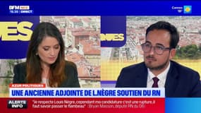 "Ma candidature est une candidature de rupture", affirme Bryan Masson, député RN et candidat à la mairie de Cagnes-sur-Mer