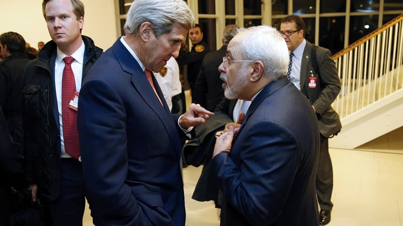John Kerry et Mohammad Javad Zarif à Vienne le 16 janvier 2016