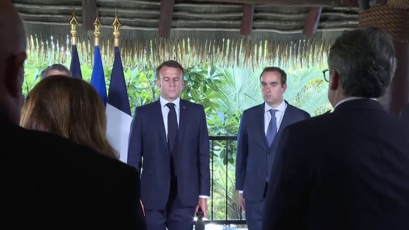 Nouvelle-Calédonie: minute de silence observée par Emmanuel Macron pour les six personnes tuées lors des émeutes