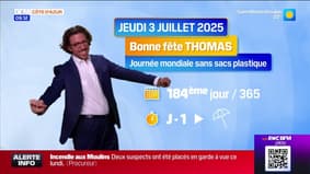"J-1 avant les vacances !" - La météo de Colas du jeudi 3 juillet 2025