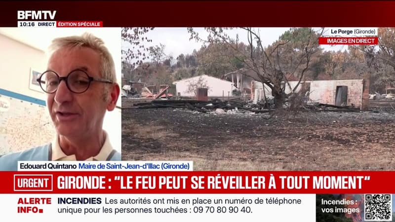 84.000 habitants de Gironde autorisés à rentrer chez eux: "Une excellente nouvelle pour les habitants de nos territoires", souligne le maire de Saint-Jean-d'Illac