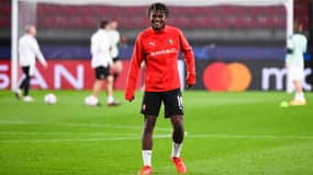 Le milieu rennais Yann Gboho, le 20 octobre 2020