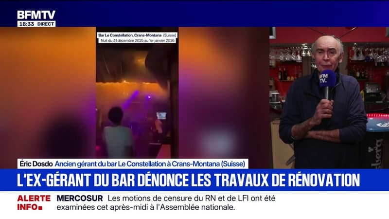 "Il n'y avait aucune mousse avant" raconte l'ancien gérant du "Constellation" sur BFMTV