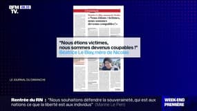 "Nicolas n'a plus jamais été le même": la mère de l'ado qui s'est suicidé réagit dans le JDD après la révélation de la lettre choc du rectorat